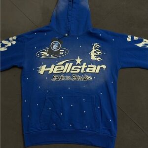 Hellstar Blue Graphic Hellstar Hoodie